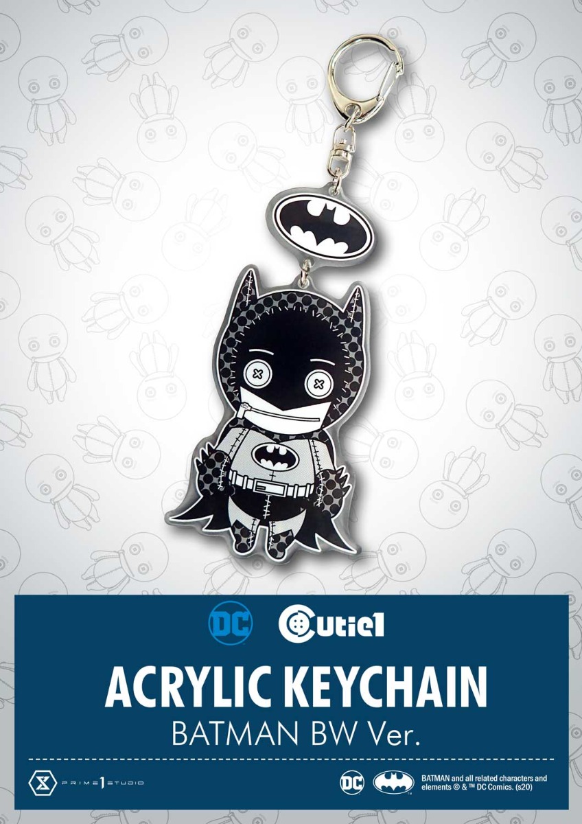 DC バットマン アクリルキーホルダー BW Ver.