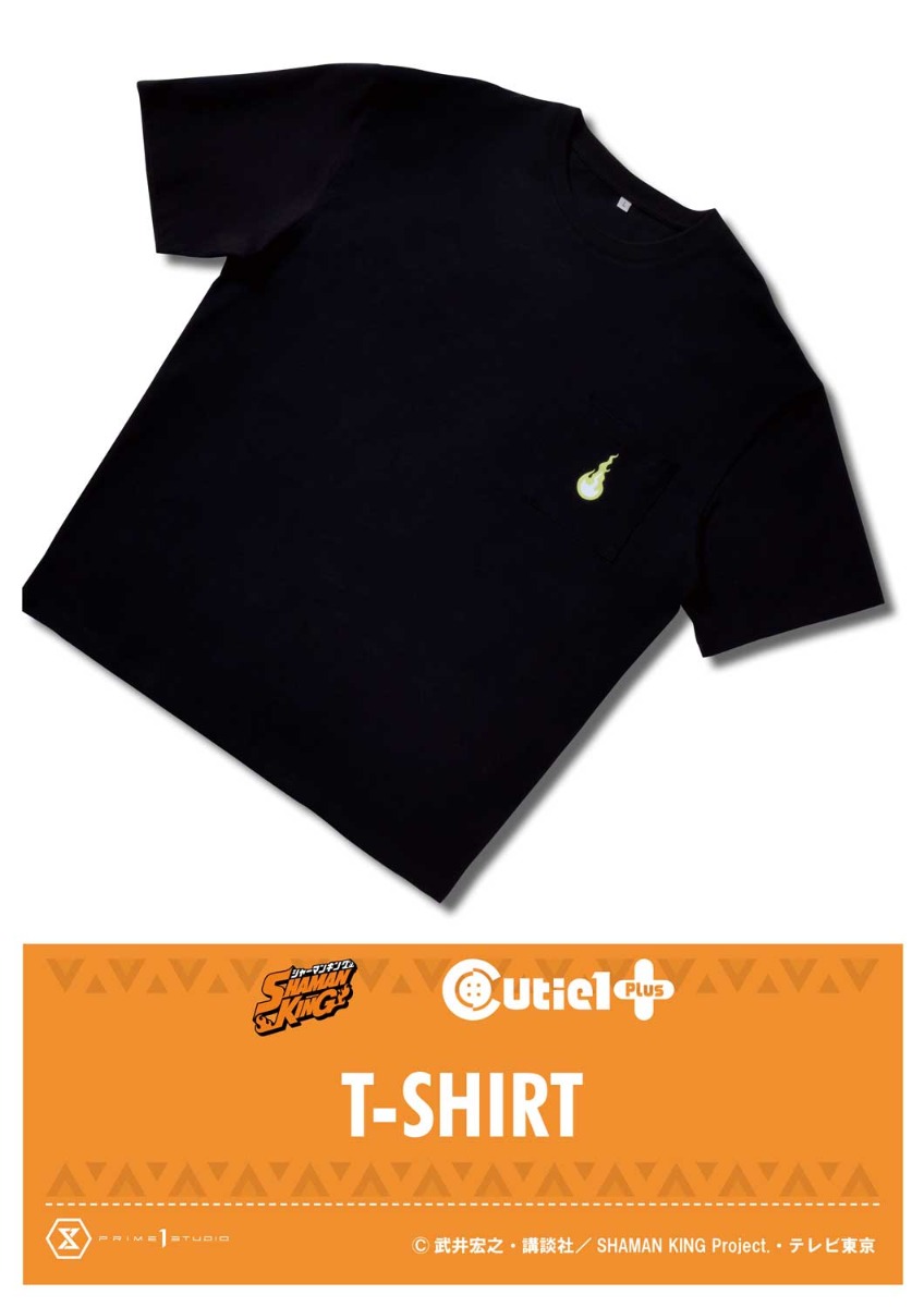 SHAMAN KING T-シャツ B ブラック