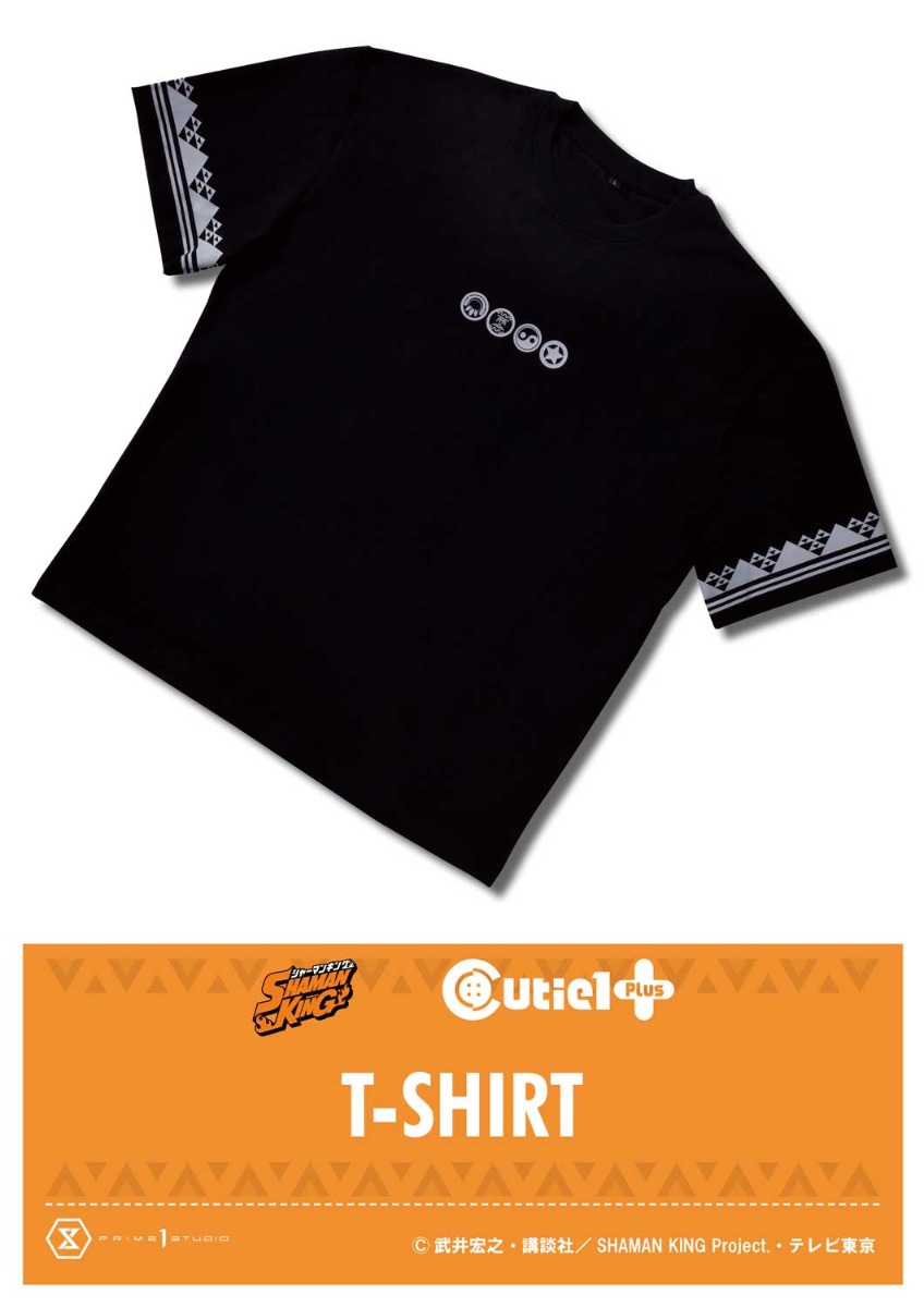 SHAMAN KING T-シャツ A ブラック
