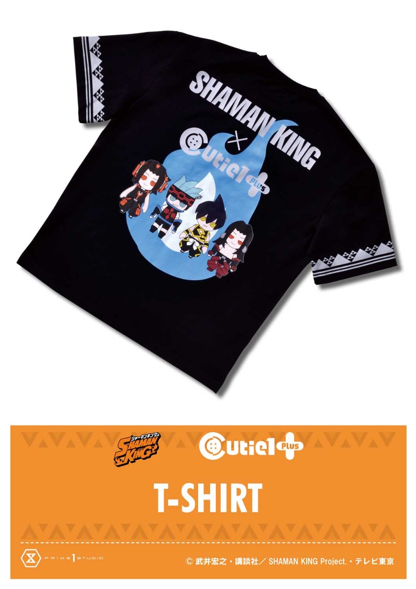 SHAMAN KING T-シャツ A ブラック