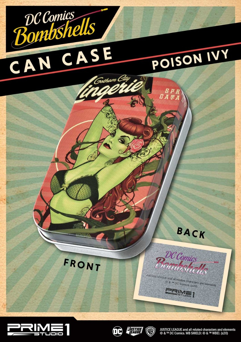 DC comics Bombshells Poison Ivy Can Case | グッズ | プライム1スタジオ