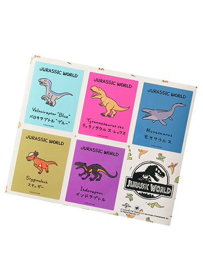 ジュラシック ワールド フランチャイズ ジュラシック ワールド ステッカー セット ゆるかわ グッズ プライム１スタジオ