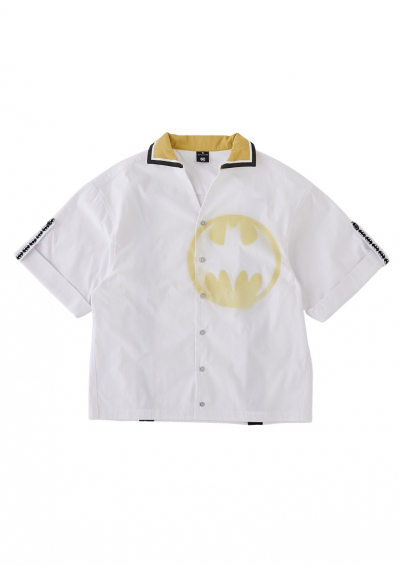 DC バットマン (イエローロゴ） シャツ ホワイト 