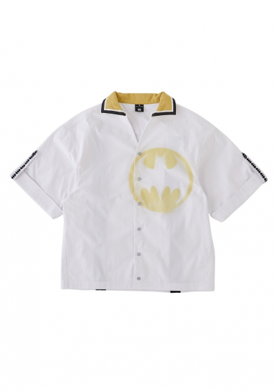 DC BATMAN YELLOW LOGO VER. SHIRT WHITE 