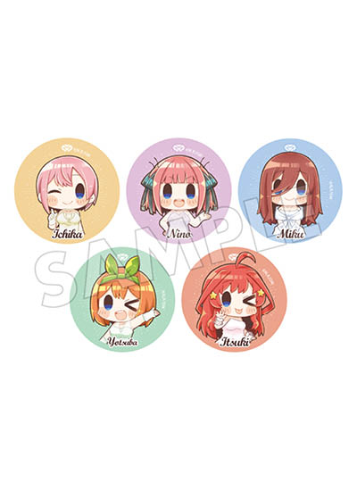 The Quintessential Quintuplets Trading Can Badge (All 5 types)