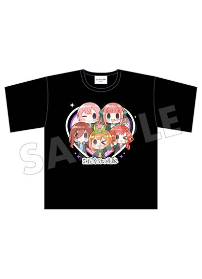 The Quintessential Quintuplets T-Shirt Black