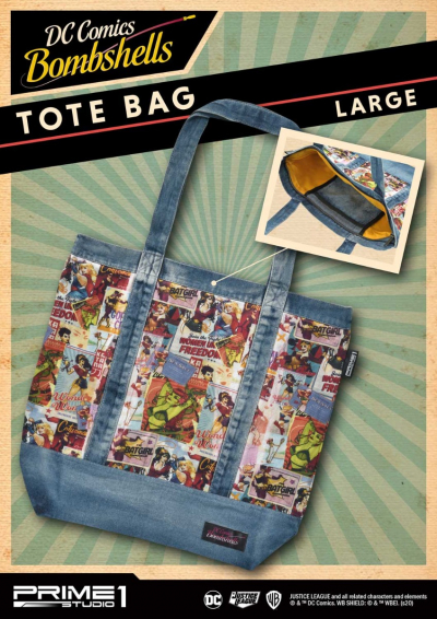 DC comics Bombshells L SIZE Tote Bag