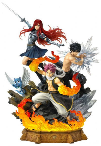 Concept Masterline FAIRY TAIL Natsu, Gray, Erza and Happy Deluxe Version