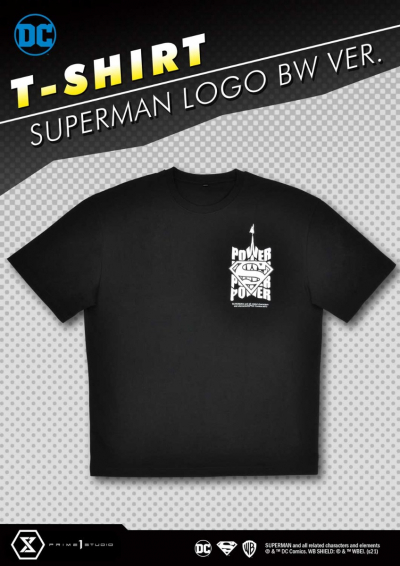 Superman (Comics) Logo BW Ver. T-Shirt