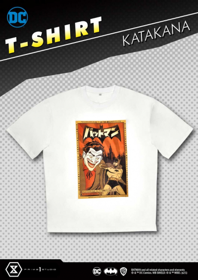 Batman (Comics) Katakana T-Shirt