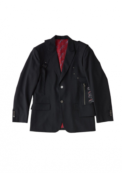 DEVIL MAY CRY SERIES MENS TAILORED JACKET BLACK