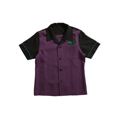 DC THE JOKER MALICE & MAYHEM VER. BOWLING SHIRT PURPLE