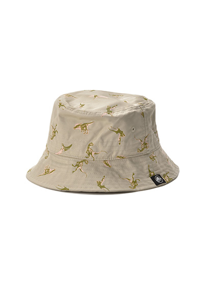 JURASSIC WORLD FRANCHISE DINOSAURS PATTERN HAT KHAKI (OS)