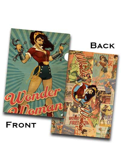 DC comics Bombshells Wonder Woman Folder