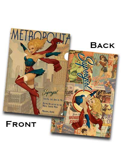 DC comics Bombshells Supergirl Folder