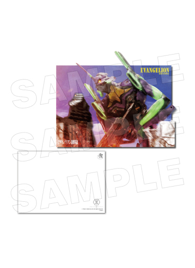 Evangelion Prime 1 Studio Statue Lenticular Postcard Evangelion Test Type-01