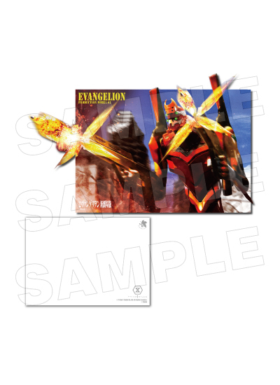 Evangelion Prime 1 Studio Statue Lenticular Postcard Evangelion Production Model-02