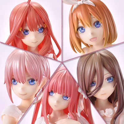 PRISMA WING The Quintessential Quintuplets Nakano Quintuplets Complete Set 1/7 Scale Pre-Painted Figure