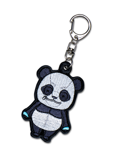 Panda Embroidery Keychain