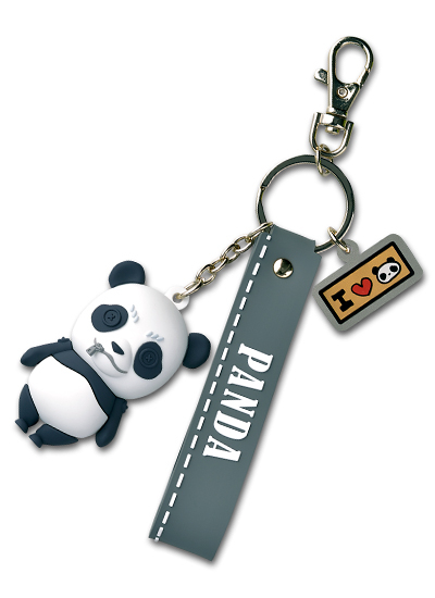 Panda Rubber Keyholder