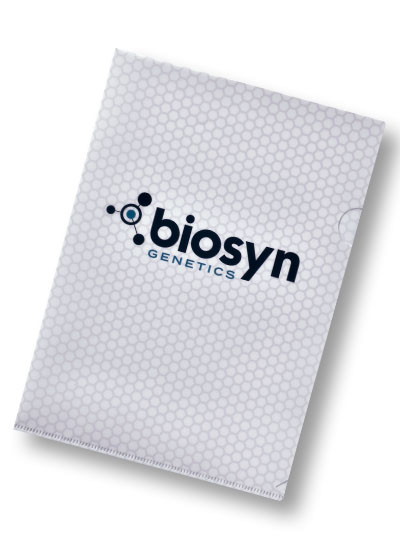 Jurassic World A4 Folder biosyn GENETICS