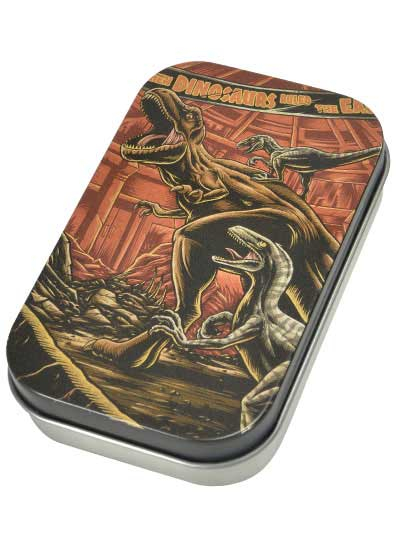 Jurassic World T-Rex vs Raptor Can Case