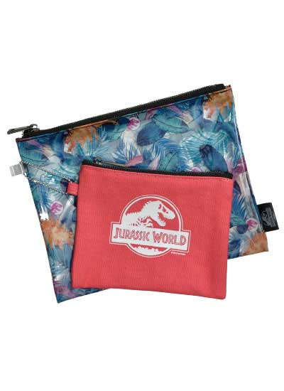 Jurassic World Pouch Set Pink