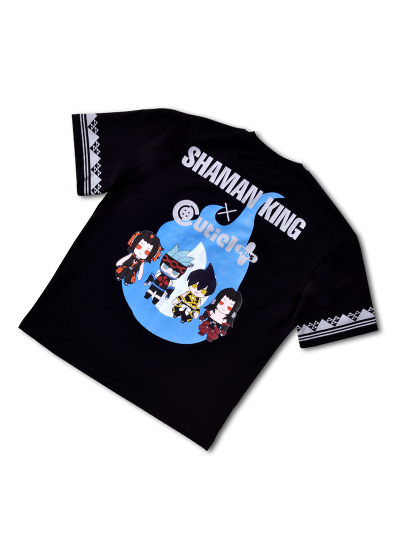 SHAMAN KING T-シャツ A ブラック