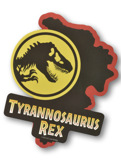 Jurassic World Franchise T・Rex Sign Sticker