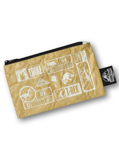 Jurassic World Tyvek(Dinosaur logos) Pouch