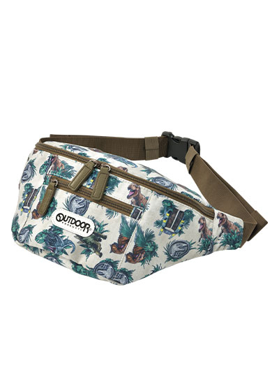 Jurassic World Dinosaurs Pattern Bag (Waist Pack)  - OUTDOOR PRODUCTS