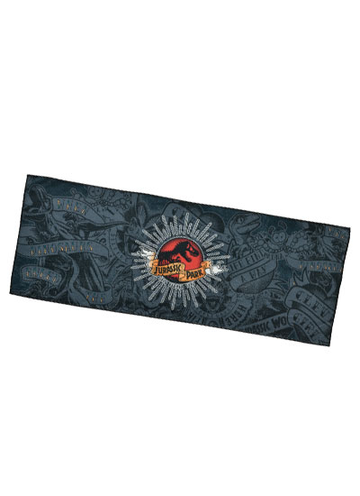 Jurassic World Franchise Towel Black & White