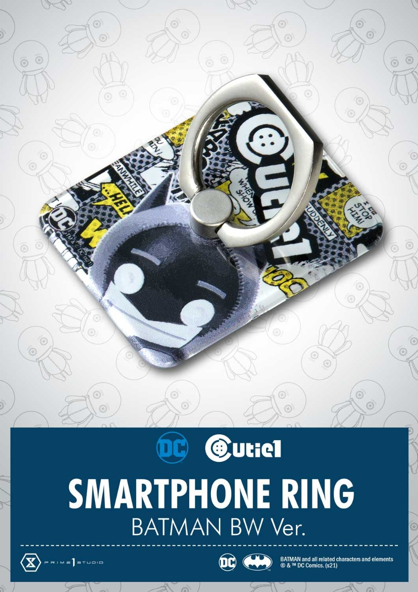キューティ1 DC バットマン BW Ver. スマートフォンリング | グッズ