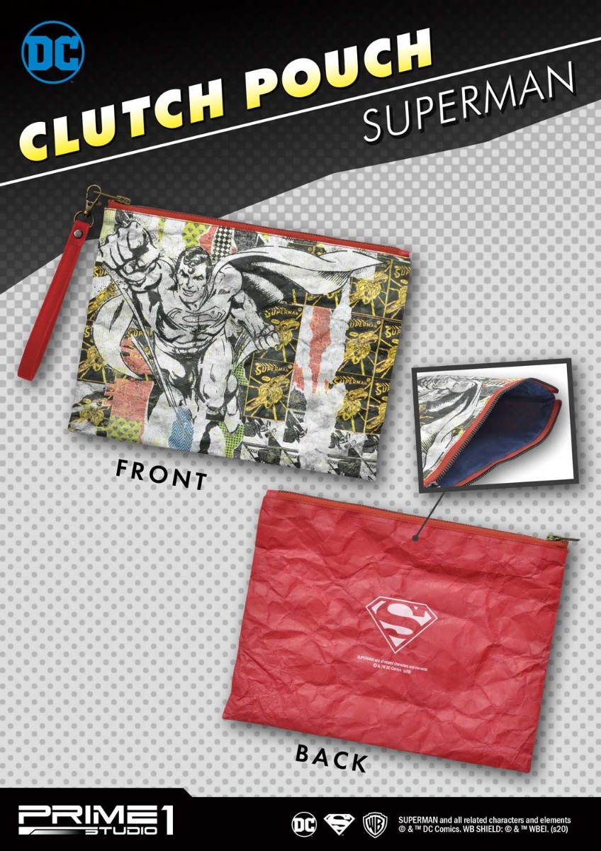 DC comics Vintage SUPERMAN Pouch | グッズ | プライム1スタジオ