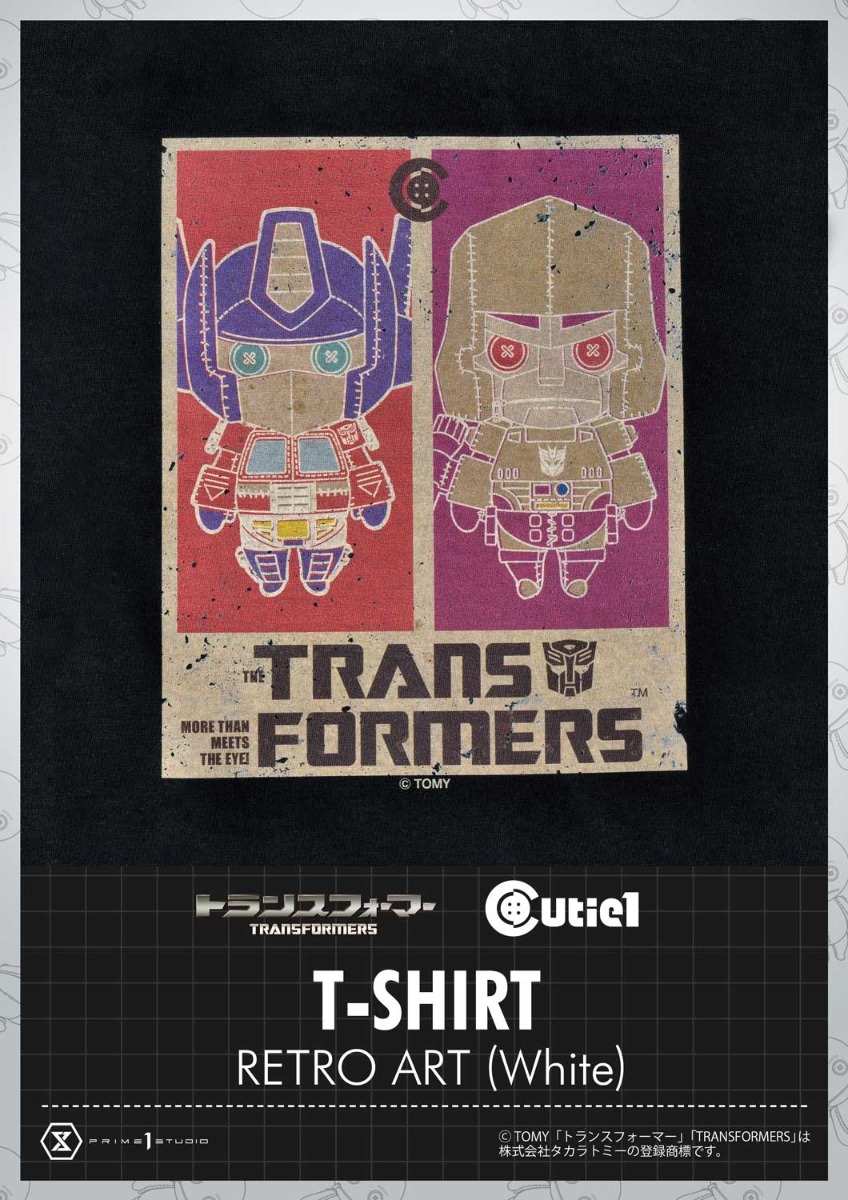 トランスフォーマージェネレーションズ レトロアート（ブラック） T-シャツ