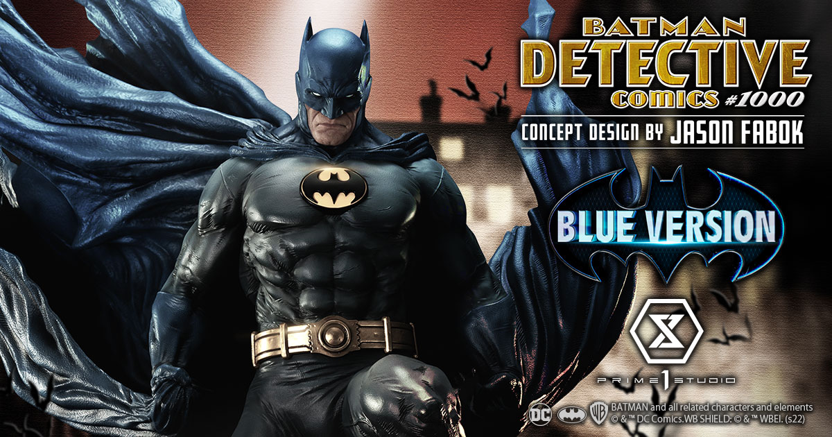 バットマン “Detective Comics #1000 Cover Art” (Concept Design By Jason Fabok) ブルーバージョン