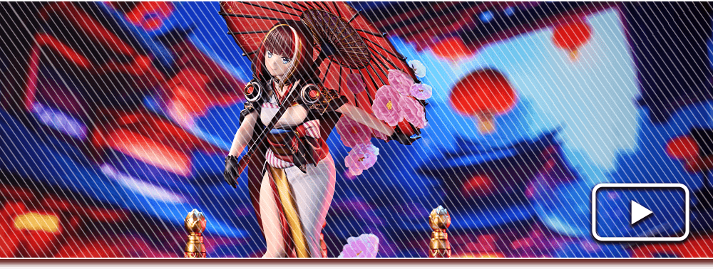 藤ちょこ氏 オリジナルイラスト　緋傘と牡丹　26